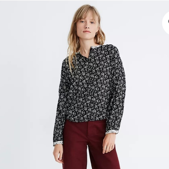 Madewell Print-Mix Meadow Shirt in Branch Floral - Picture 3 of 9